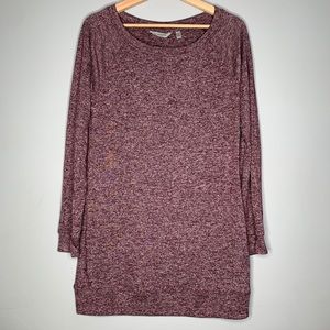 Athleta Purple Long Sleeve Tunic Luxe Pose S